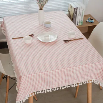 1 PC Table Cloth Lace Tasseles Desk Cloth Grid Stripe Pattern Tablecloth Christmas Decoration Home Kitchen Table Cover 7 Colors
1 PC Table Cloth Lace Tasseles Desk Cloth Grid Stripe Pattern Tablecloth Christmas Decoration Home Kitchen Table Cover 7 Colors