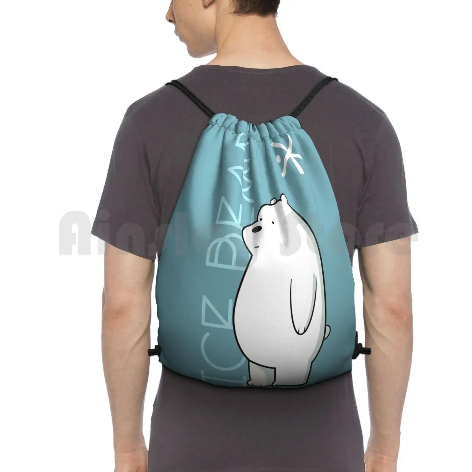Ice Bear Backpack Drawstring Bag Riding Climbing Gym Bag Ice Bear Bears Ice Bear Blue Cool Webearbares
Ice Bear Backpack Drawstring Bag Riding Climbing Gym Bag Ice Bear Bears Ice Bear Blue Cool Webearbares