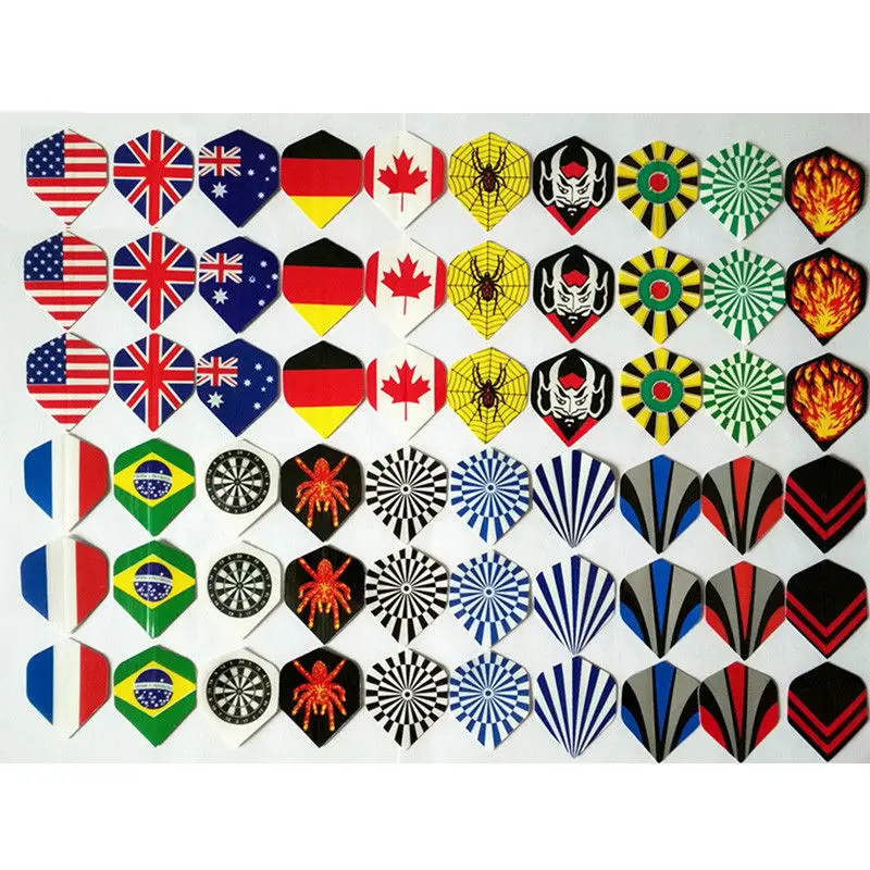 60pcs 2D Cool Outdoor Standard Dart Flights Nice Darts Flight Outdoor Wing Tail Mixed Pattern Darts accessories
60pcs 2D Cool Outdoor Standard Dart Flights Nice Darts Flight Outdoor Wing Tail Mixed Pattern Darts accessories