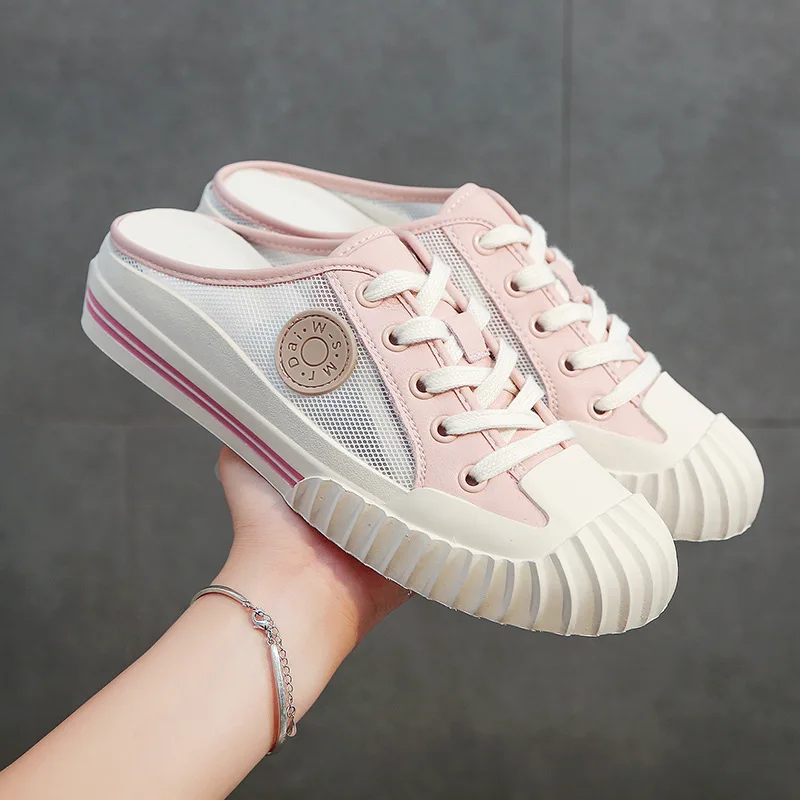 Summer Mesh Closed-toe ban tuo xie 2019 New Style Fashion Outer Wear Casual Loafers Versatile Thick Bottomed Extra High WOMEN'S
Summer Mesh Closed-toe ban tuo xie 2019 New Style Fashion Outer Wear Casual Loafers Versatile Thick Bottomed Extra High WOMEN'S