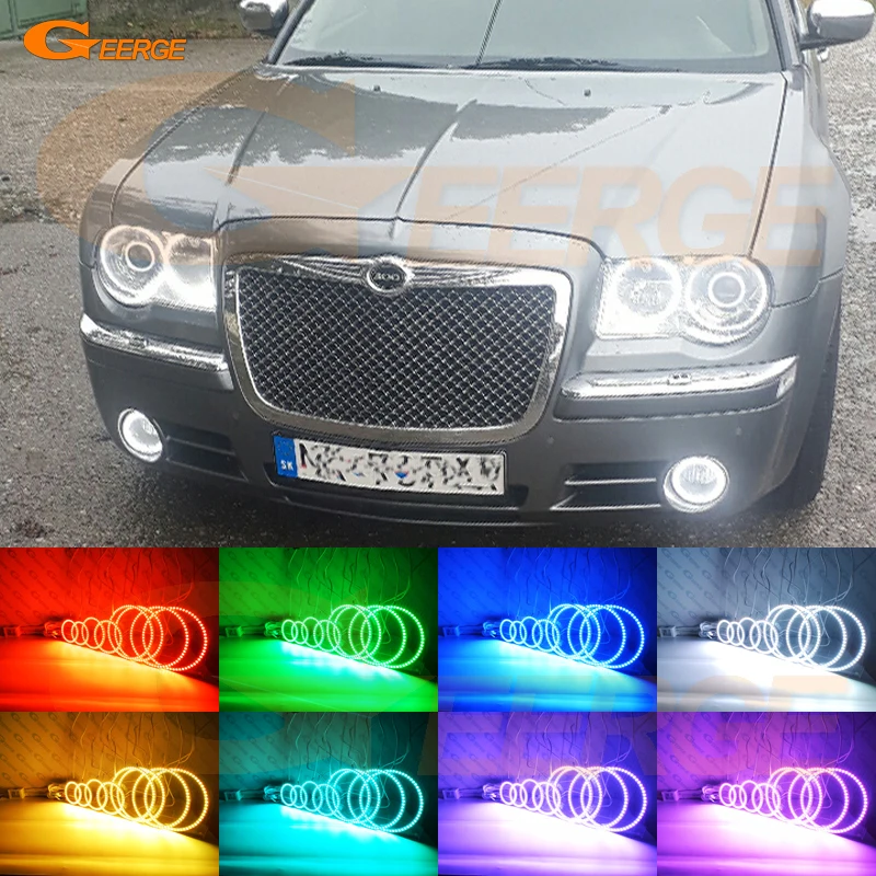 For Chrysler 300C 2004 2005 2007 2008 2009 2010 RF Bluetooth APP control Multi-Color Ultra bright 8 pcs RGB LED Angel Eyes kit
For Chrysler 300C 2004 2005 2007 2008 2009 2010 RF Bluetooth APP control Multi-Color Ultra bright 8 pcs RGB LED Angel Eyes kit