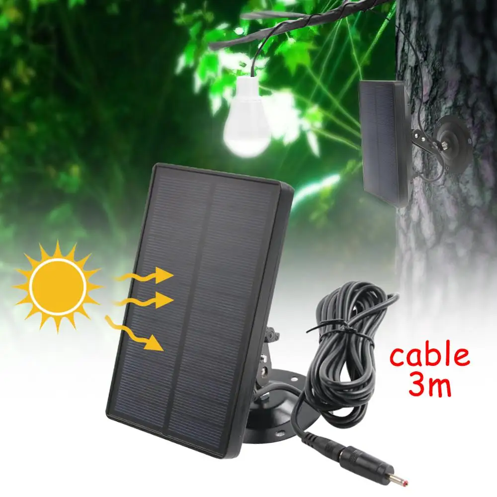 Hunting Trail Camera Battery Solar Panel Charger External Power for WiFi810 Trail Camera Hunting 20MP Camera Wildlife Scouting
Hunting Trail Camera Battery Solar Panel Charger External Power for WiFi810 Trail Camera Hunting 20MP Camera Wildlife Scouting