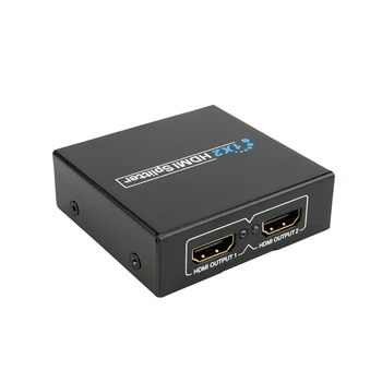 HDMI Splitter 1X2 1080P HD Video with Sn Support 3D HDMI1X2 Switcher for HDTV, STB, DVD and Projector(EU PLUG)
HDMI Splitter 1X2 1080P HD Video with Sn Support 3D HDMI1X2 Switcher for HDTV, STB, DVD and Projector(EU PLUG)