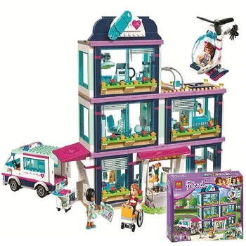 10761 887Pcs City HeartLake Hospital Model Building Sets Bricks Education Toys for KIDS Children Gifts 41318 
10761 887Pcs City HeartLake Hospital Model Building Sets Bricks Education Toys for KIDS Children Gifts 41318