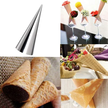 Cream Horn Molds, Cannoli Forms Stainless Steel Non-Stick Baking Lady Lock Forms, Large Size Denmark Coil Croissant.Eam Mold Con
Cream Horn Molds, Cannoli Forms Stainless Steel Non-Stick Baking Lady Lock Forms, Large Size Denmark Coil Croissant.Eam Mold Con