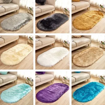 Faux Fur FluffShaggy Area Rugs Carpet Artificial Wool Elliptical Long Floor Mat Chair Cover Home Decor Hairy Carpet Solid Color
Faux Fur FluffShaggy Area Rugs Carpet Artificial Wool Elliptical Long Floor Mat Chair Cover Home Decor Hairy Carpet Solid Color