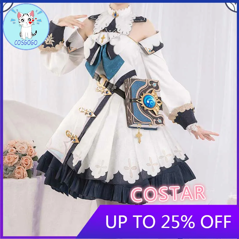Anime Genshin Impact Barbara Game Suit Lovely Dress Gorgeous Uniform Book Prop Cosplay Costume Halloween Outfit For Women Men Ne 
Anime Genshin Impact Barbara Game Suit Lovely Dress Gorgeous Uniform Book Prop Cosplay Costume Halloween Outfit For Women Men Ne