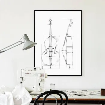 Home Decor Wall Art Modular Pictures Abstract Hand Painted Cello Painting Modenr Poster and Prints Nordic Style For Living Room
Home Decor Wall Art Modular Pictures Abstract Hand Painted Cello Painting Modenr Poster and Prints Nordic Style For Living Room