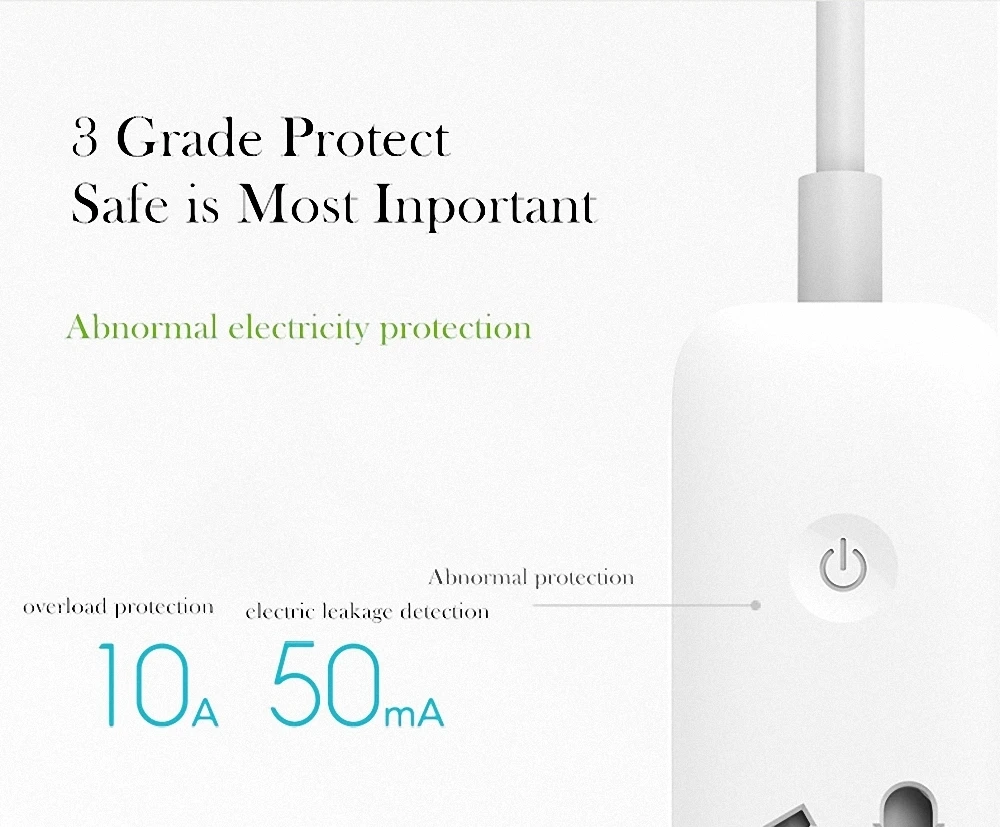 Original Xiaomi Qingmi Smart Home Power Strip 35 Ports 3 USB Fast Charging5 Jacks Extension Socket Plug WiFi Mijia APP Remote (13)