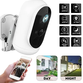 100% Wire-free Home Security 1080P HD Mini IP Camera WiFi Wireless Night Vision Camera 6000mA Battery PIR Camera IP
100% Wire-free Home Security 1080P HD Mini IP Camera WiFi Wireless Night Vision Camera 6000mA Battery PIR Camera IP