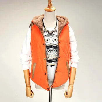 New Fashion autumn winter vest women Hooded vest Slim Plus Velvet Vest Thermal Down Cotton thick With A Hood Vest
New Fashion autumn winter vest women Hooded vest Slim Plus Velvet Vest Thermal Down Cotton thick With A Hood Vest
