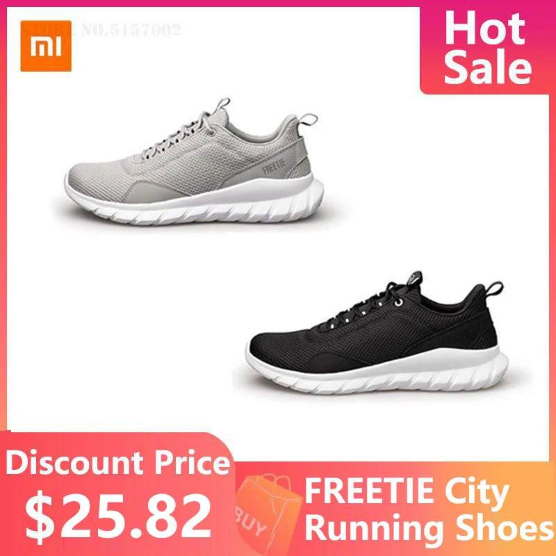 Xiaomi FREETIE City Lightweight Running Sneaker Breathable Refreshing Ventilate Elastic Knitting Shoes Man Outdoor Casual Shoes
Xiaomi FREETIE City Lightweight Running Sneaker Breathable Refreshing Ventilate Elastic Knitting Shoes Man Outdoor Casual Shoes