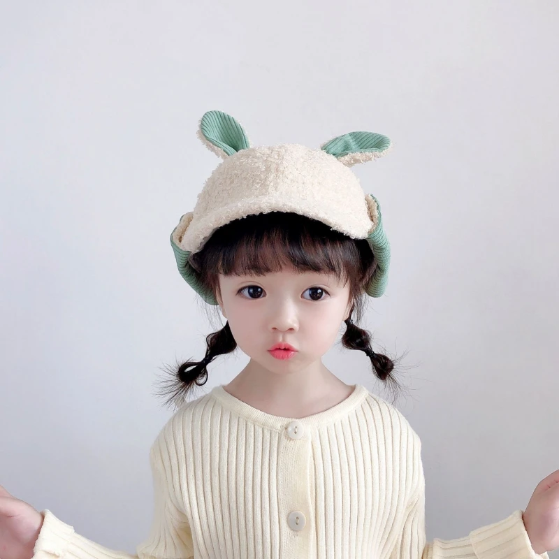 Winter Children Cartoon Rabbit Ears Lambswool Ear Protection Cap Baby Kids Outing Warm Hat
Winter Children Cartoon Rabbit Ears Lambswool Ear Protection Cap Baby Kids Outing Warm Hat