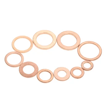 New 200PCS M5-M14 Copper Washers Gasket Set Flat Ring Seal Assortment Kit with Box 9 Sizes for Hardware Accessories
New 200PCS M5-M14 Copper Washers Gasket Set Flat Ring Seal Assortment Kit with Box 9 Sizes for Hardware Accessories