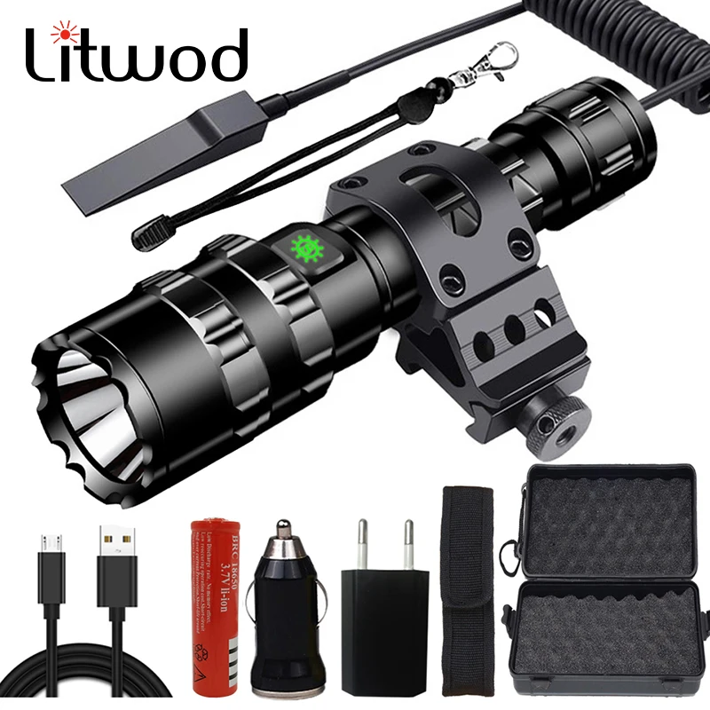 Tactics Flashlight Led Remote Switch Aluminum 8000lm Shock Resistant,Hard Light Bulbs L2 Rechargeable Litwod Camping, Hunting
Tactics Flashlight Led Remote Switch Aluminum 8000lm Shock Resistant,Hard Light Bulbs L2 Rechargeable Litwod Camping, Hunting
