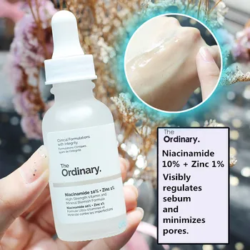 The Ordinary Niacinamide 10% + Zinc 1% High Mineral Essence Regulates Sebum and Minimizes Pores Makeup Primer Facial Serums
The Ordinary Niacinamide 10% + Zinc 1% High Mineral Essence Regulates Sebum and Minimizes Pores Makeup Primer Facial Serums