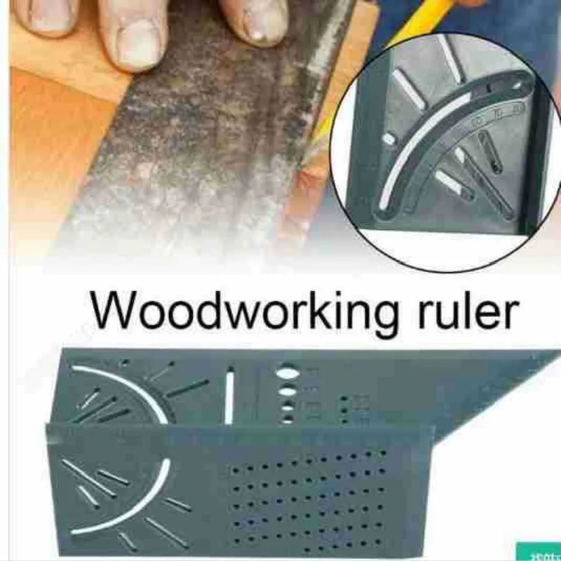 2019 Woodworking 3D Mitre Angle Measuring Square Size Measure Tool With Gauge Ruler Tools with Carpenter Pencil
2019 Woodworking 3D Mitre Angle Measuring Square Size Measure Tool With Gauge Ruler Tools with Carpenter Pencil