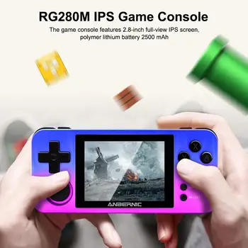 RG280M Handheld Game Console Retro Video Game Player with Preload 10000 Games Open Source System Birthday Gift for Children
RG280M Handheld Game Console Retro Video Game Player with Preload 10000 Games Open Source System Birthday Gift for Children