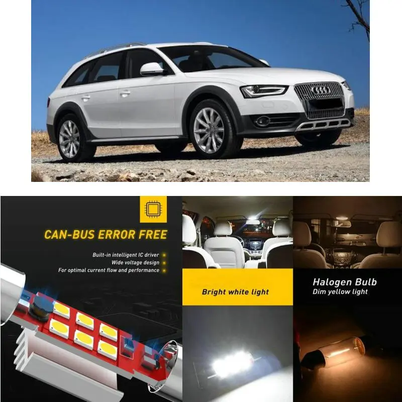 LED Interior Car Lights For Audi A4 b8 Avant 8K5 Interior rear trunk glove box make-up mirror lighting error free
LED Interior Car Lights For Audi A4 b8 Avant 8K5 Interior rear trunk glove box make-up mirror lighting error free