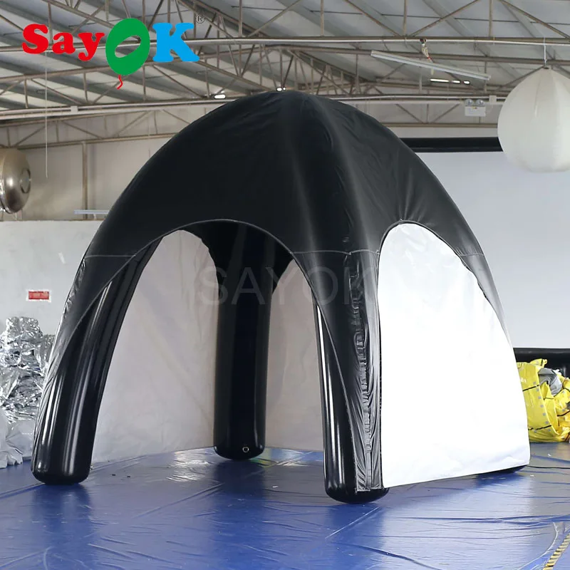 

Airtight PVC Inflatable Spider Tent Waterproof 3x3m Tent (4 Legs) with Air Pump for Outdoor Party Wedding Exhibition