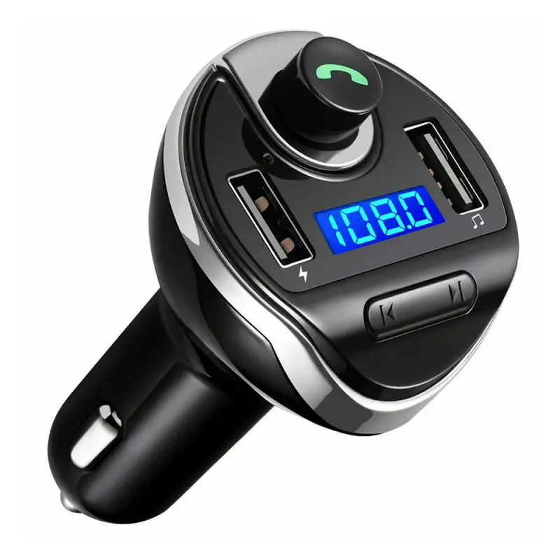 Handsfree Wireless Car Kit Bluetooth Version 3.0 LED Screen FM Transmitter MP3 Player USB Charger 2.1A Car Accessories
Handsfree Wireless Car Kit Bluetooth Version 3.0 LED Screen FM Transmitter MP3 Player USB Charger 2.1A Car Accessories