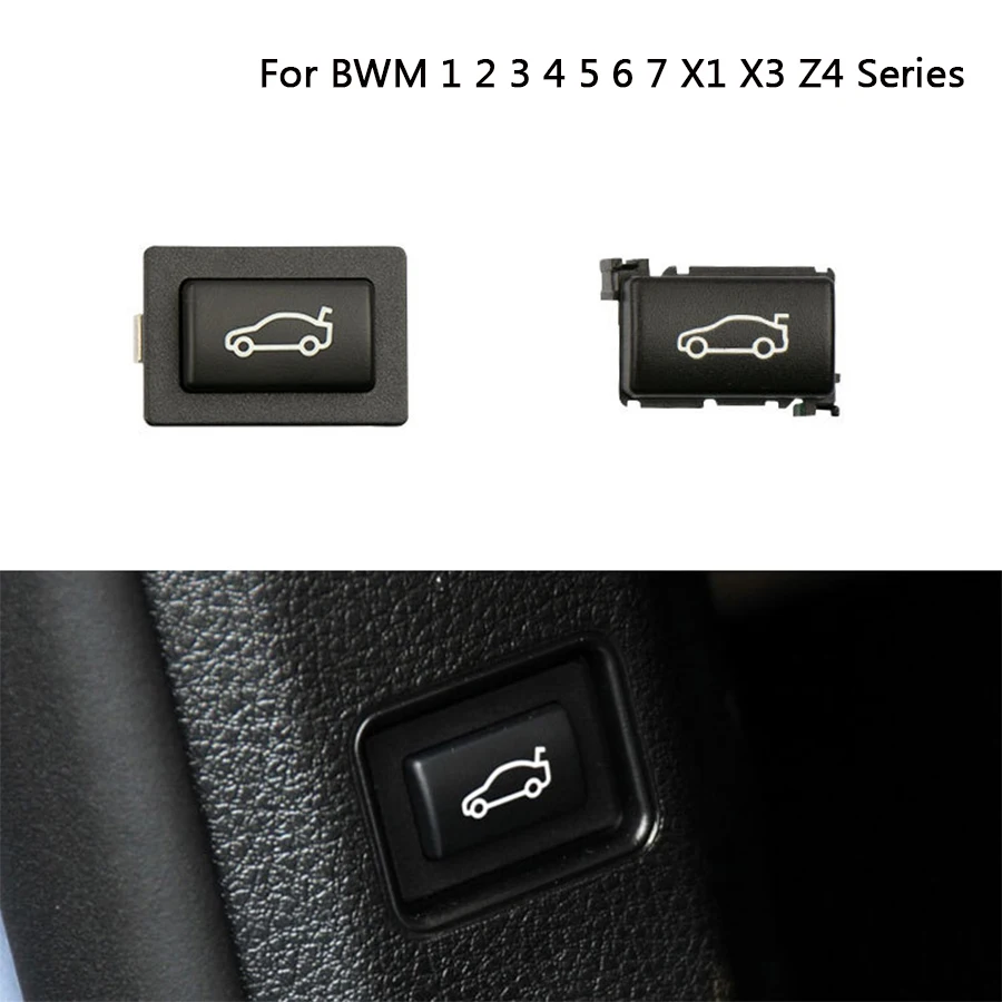 

Tailgate Rear Trunk Switch Button Cover for BMW 1 2 3 4 5 6 7 X1 X3 Z4 E81/E82/F22/F23/F36/E90/F30/F32/E60/F10/F11/F01/E84/F25