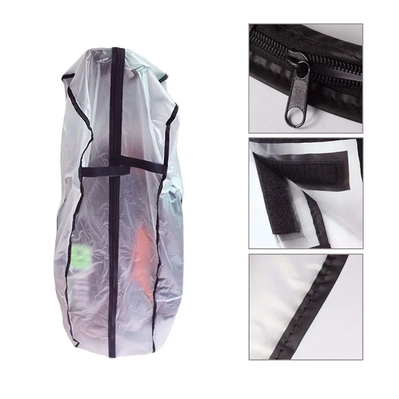 PVC Golf Bag Hood Rain Cover Waterproof Dustproof Shield Outdoor Golf Pole Bag Golf Accessories PVC Golf Bag Hood Rain Cover Waterproof Dustproof Shield Outdoor Golf Pole Bag Golf Accessories
