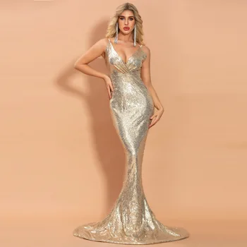 Evening Party Dress Elegant Fashion Night CLub Bodycon Night Club Sexy Dress Shining Bnaquet Long Vestidos
Evening Party Dress Elegant Fashion Night CLub Bodycon Night Club Sexy Dress Shining Bnaquet Long Vestidos