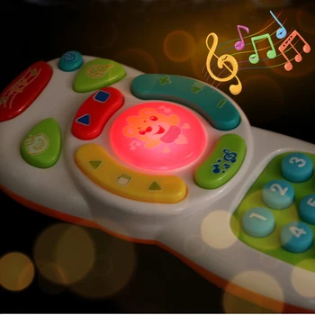 Multifunction Simulation TV Remote Control Music Story LED Kid Educational Toy Remote Control Design Music LED Effect Button
Multifunction Simulation TV Remote Control Music Story LED Kid Educational Toy Remote Control Design Music LED Effect Button