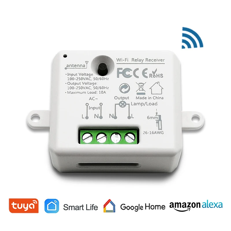 Smart Home WiFi Switch Tuya App Remote Control Mini Relay Module Your Lights Voice Control with Google Home Amazon Alexa IFTTT
Smart Home WiFi Switch Tuya App Remote Control Mini Relay Module Your Lights Voice Control with Google Home Amazon Alexa IFTTT