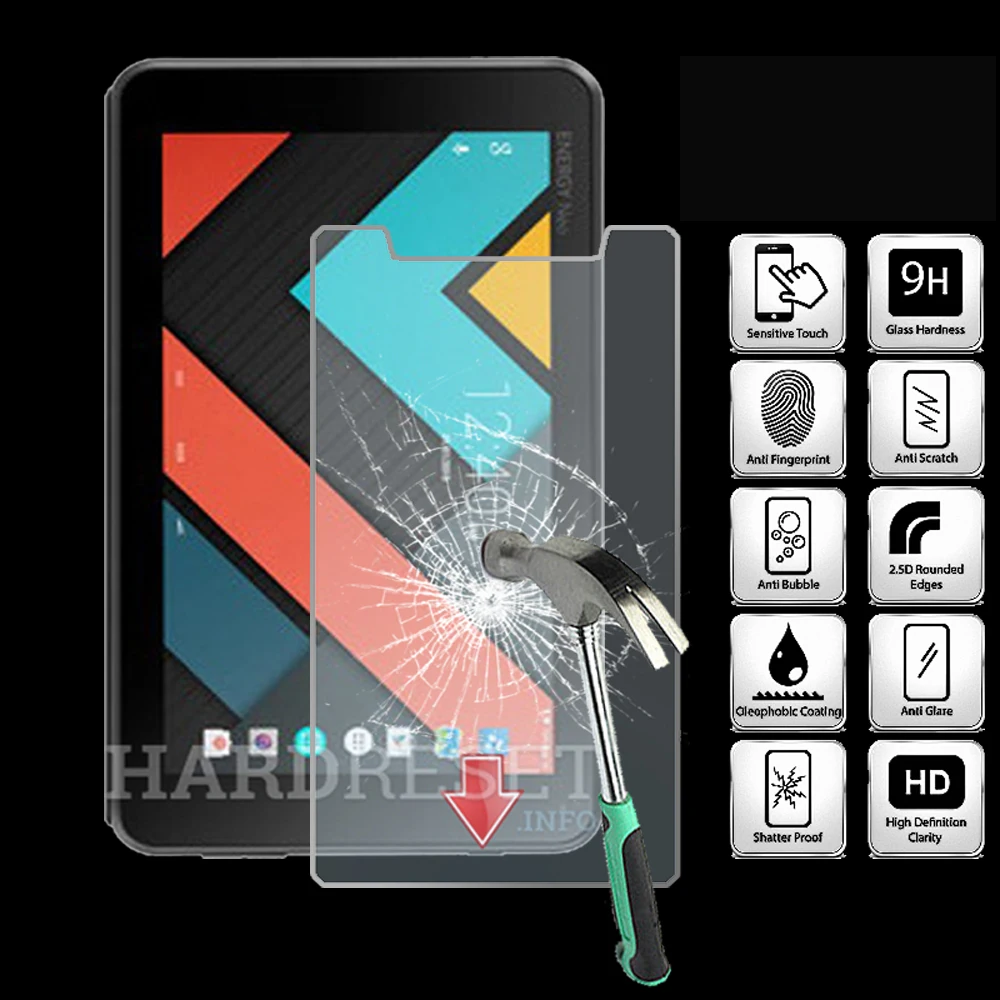 For ENERGY SISTEM Tablet NEO 2 7.0 - Tablet Tempered Glass Screen Protector Cover Explosion-Proof Anti-Scratch Screen Film
For ENERGY SISTEM Tablet NEO 2 7.0 - Tablet Tempered Glass Screen Protector Cover Explosion-Proof Anti-Scratch Screen Film