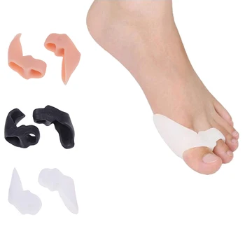 

AACAR 1 Pair Hallux Valgus Pro Foot Toes Separator Gel Toe Bunion Corrector Shield Orthopedic Braces Correct Orthotics