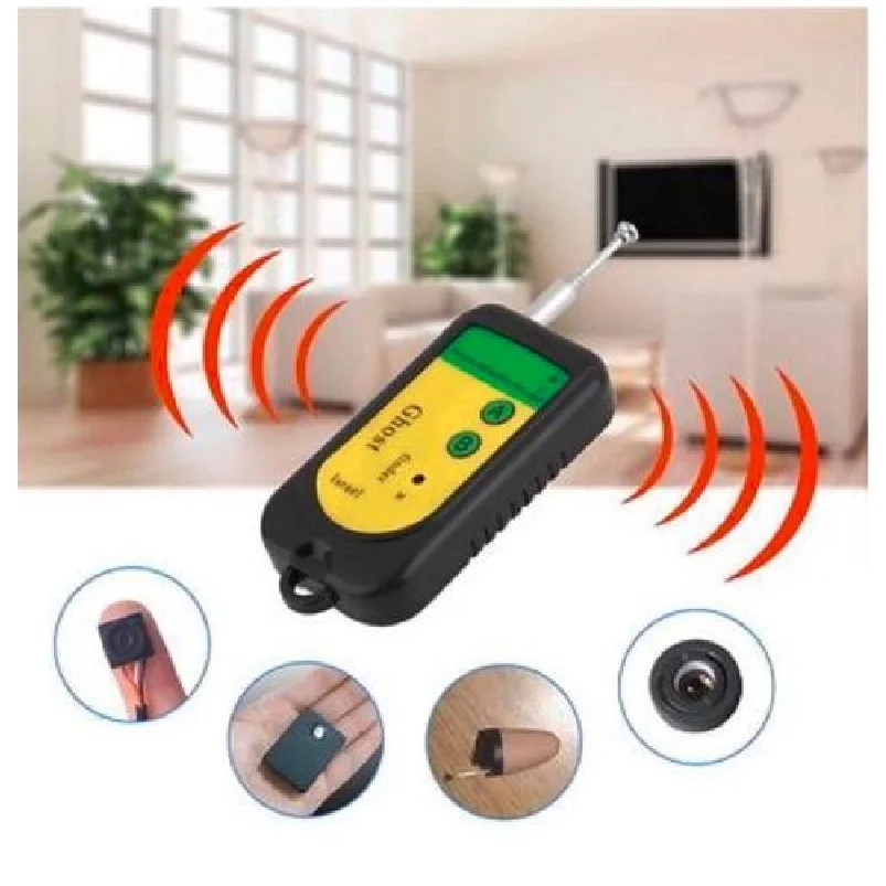 

Camera Espia Dedektor Ghost Sensor Hidden Camera Bug Eavesdropper Sound Signal GSM Spy Things Finder Wiretap Bug Mini 100-2400Mhz