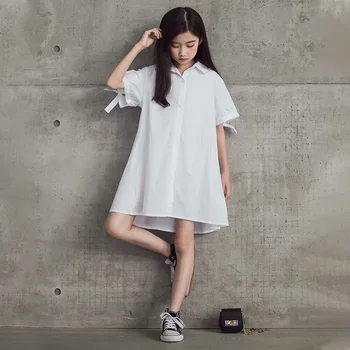 Teen Girls Summer Clothes 2020 Korean-Style Solid Kids Girls Loose Casual Dress Children New Fashion Elegant Girls Dress, #0124
Teen Girls Summer Clothes 2020 Korean-Style Solid Kids Girls Loose Casual Dress Children New Fashion Elegant Girls Dress, #0124