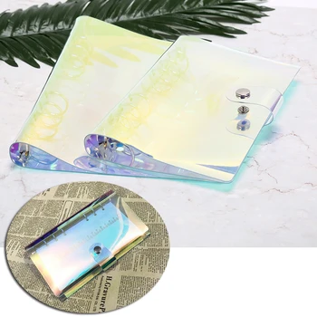 A5 A6 Laser Notebook Shell Colorful PVC Transparent Book Spiral Binder Replacement Cover 6 Hole Loose Leaf Notebooks
A5 A6 Laser Notebook Shell Colorful PVC Transparent Book Spiral Binder Replacement Cover 6 Hole Loose Leaf Notebooks