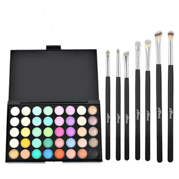 40Color Eyeshadow Palette Eye Makeup Nude Matte Peal Pigment Professional Make Up Eyeshadow With 7 Eye Shadow Brush For Beginner
40Color Eyeshadow Palette Eye Makeup Nude Matte Peal Pigment Professional Make Up Eyeshadow With 7 Eye Shadow Brush For Beginner