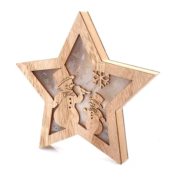 Christmas Wooden Star LED Lights Ornaments Creative Christmas Wooden Star LED Lights Hotel Luminous
Christmas Wooden Star LED Lights Ornaments Creative Christmas Wooden Star LED Lights Hotel Luminous
