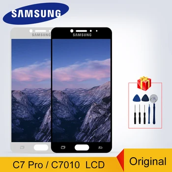 C7010 Original Super AMOLED For Samsung Galaxy C7 Pro C7010 LCD Display Touch Screen Digitizer Assembly Parts SM-C7010 Display
C7010 Original Super AMOLED For Samsung Galaxy C7 Pro C7010 LCD Display Touch Screen Digitizer Assembly Parts SM-C7010 Display