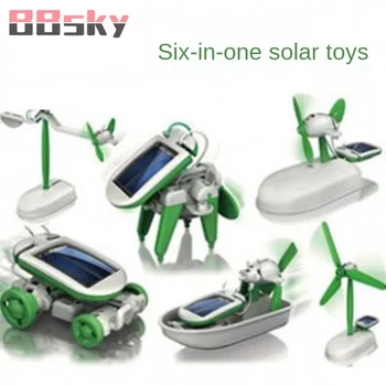 BBSKY 6 IN 1 novel Solar Robot Model Kit Science Toys Children DIY Assemble Airplane Boat Car Train Model Educational Gifts C232
BBSKY 6 IN 1 novel Solar Robot Model Kit Science Toys Children DIY Assemble Airplane Boat Car Train Model Educational Gifts C232