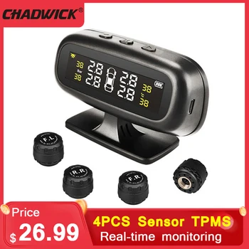 Black Universal Tire Pressure Monitor TPMS Tire Pressure Monitoring System Gauge Tmps ABS PC LCD
Black Universal Tire Pressure Monitor TPMS Tire Pressure Monitoring System Gauge Tmps ABS PC LCD
