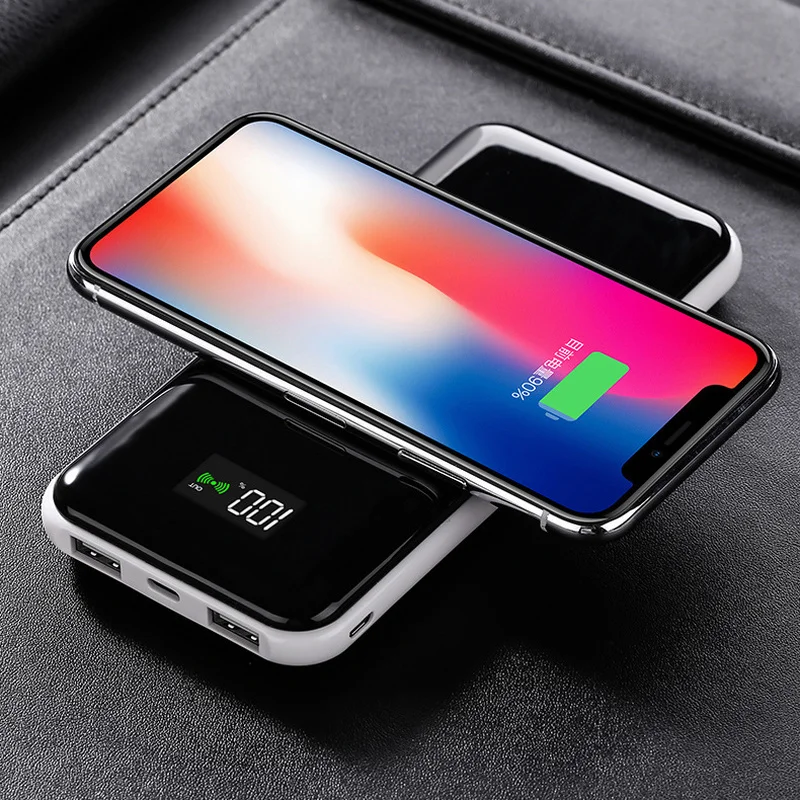 Waterproof Wireless Power Bank QI Security Chip for All Phone Powerbank Fast Charging External Battery Super Convenient Charging
Waterproof Wireless Power Bank QI Security Chip for All Phone Powerbank Fast Charging External Battery Super Convenient Charging