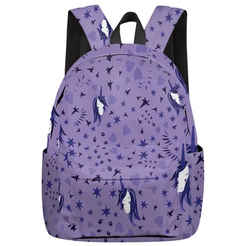 Unicorn Star Heart Geometry Purple And White Backpack For Teenage Travel Bags School Bags Backpack Interior Key Chain Holder
Unicorn Star Heart Geometry Purple And White Backpack For Teenage Travel Bags School Bags Backpack Interior Key Chain Holder