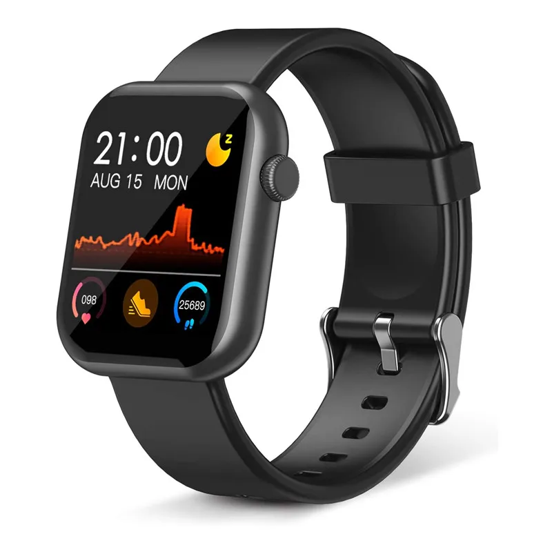 Smart Watch Fitness Tracker Heart Rate Monitor IP67 Waterproof Fitness Watch Pedometer Smartwatch Compatible for iOS Android
Smart Watch Fitness Tracker Heart Rate Monitor IP67 Waterproof Fitness Watch Pedometer Smartwatch Compatible for iOS Android