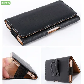 

Leather Phone Cover Pouch For Nokia X5 X6 X7 8 Sirocco 9 Pureview Waist Bag For LeEco le 2 x527 Le 1s Flip Waist Bag Cover Case