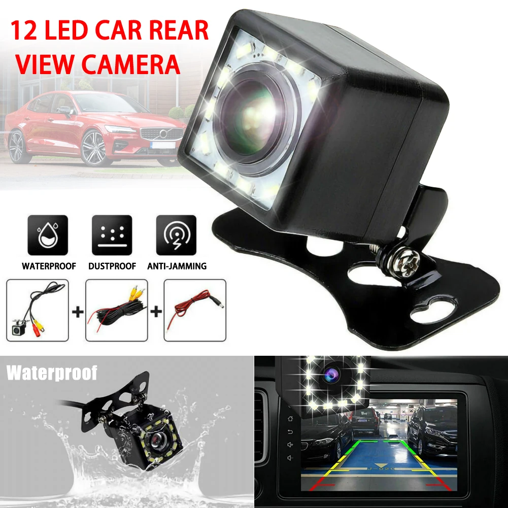 Car Rear View Camera 12 LED Night Vision Reversing Auto Parking Monitor Waterproof 170 Degree HD Video
Car Rear View Camera 12 LED Night Vision Reversing Auto Parking Monitor Waterproof 170 Degree HD Video