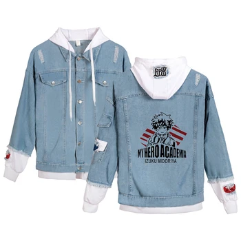 Boku No My Hero Academia Cosplay Costumes Midoriya Shoto Todoroki Hoodies Jacket Men Women Ripped Denim Jacket Coat Outwear
Boku No My Hero Academia Cosplay Costumes Midoriya Shoto Todoroki Hoodies Jacket Men Women Ripped Denim Jacket Coat Outwear