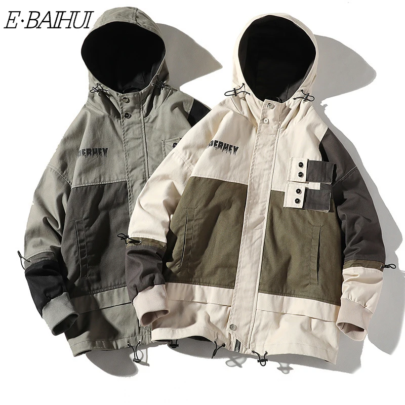 E-BAIHUI Autumn And Winter New Men's Jacket Fashion Trend Stitching Hooded Jacket Oversized Loose Men's Jacket M-2XL
E-BAIHUI Autumn And Winter New Men's Jacket Fashion Trend Stitching Hooded Jacket Oversized Loose Men's Jacket M-2XL