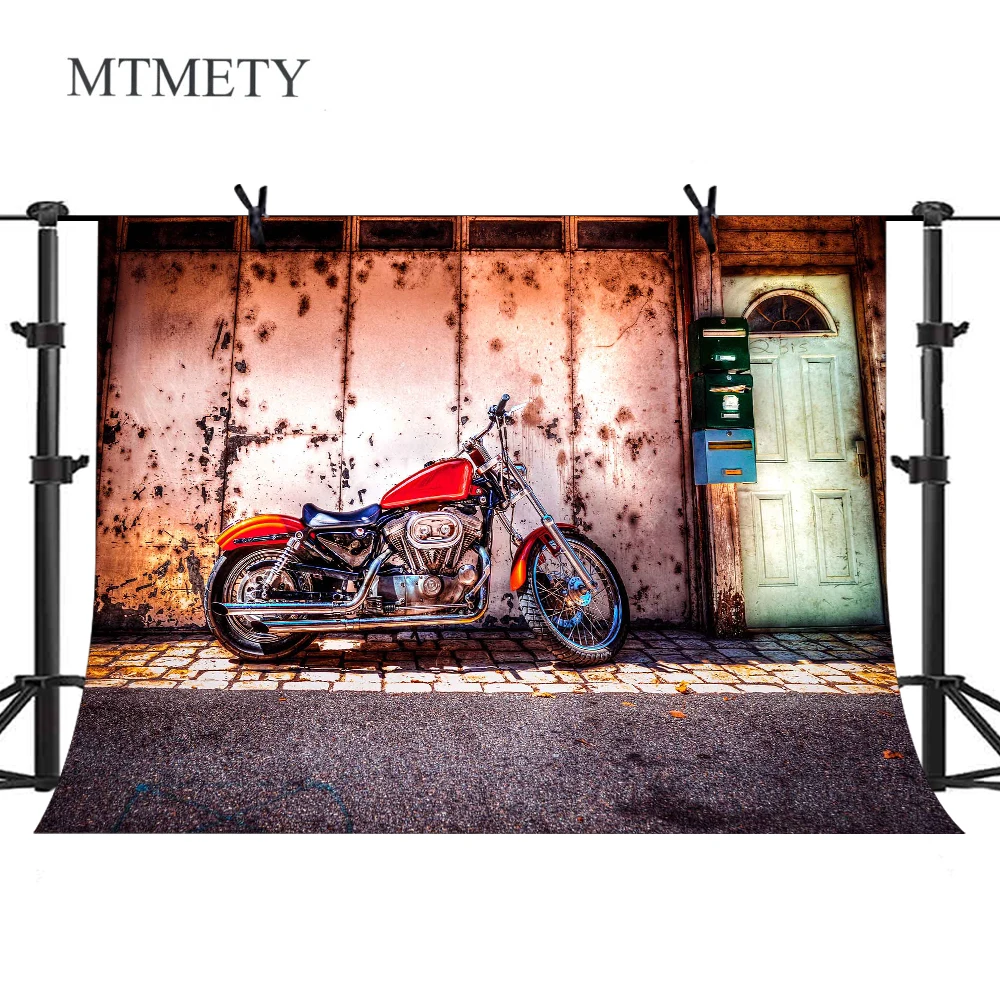 MTMETY Photography Backdrops Motorcycle Shabby Old House Street Photography Backgrounds Custom Vinyl Photo Studio Backdrop
MTMETY Photography Backdrops Motorcycle Shabby Old House Street Photography Backgrounds Custom Vinyl Photo Studio Backdrop