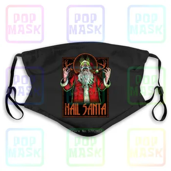 Dust Mask with Filter Hail Santa Christmas , Evil Santa Xmas Gift Festive Adult Kids Washable Reusable Mask 
Dust Mask with Filter Hail Santa Christmas , Evil Santa Xmas Gift Festive Adult Kids Washable Reusable Mask