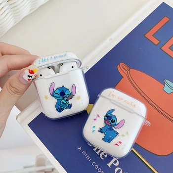 For Airpods Case Bluetooth Wireless Earphone Protective Cover Cartoon Stitch Clear Soft TPU Case For Apple Airpods 1 2 Air Pods
For Airpods Case Bluetooth Wireless Earphone Protective Cover Cartoon Stitch Clear Soft TPU Case For Apple Airpods 1 2 Air Pods